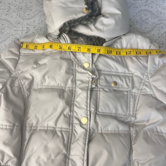 Laundry By Design Faux Fur Hooded Puffer Parka Jacket Size S - Picture 11 of 14